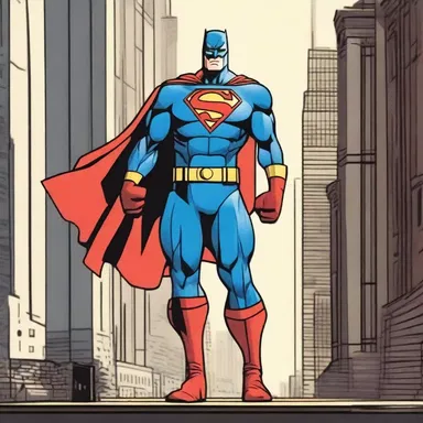 The parented superhero fought valiantly to protect the city.