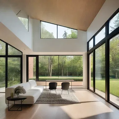 The parented house featured a modern and spacious design.