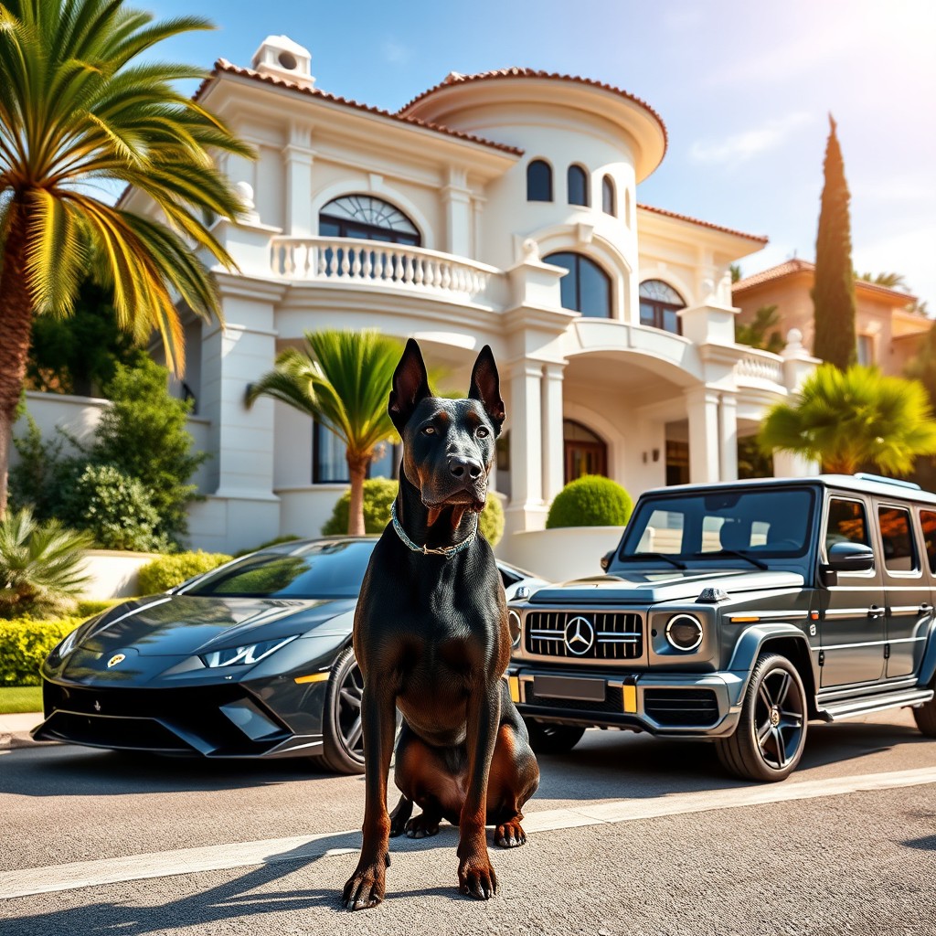 A stunning and luxurious villa located in Costa del Sol, Spain, featuring beautiful architecture and surrounded by lush greenery