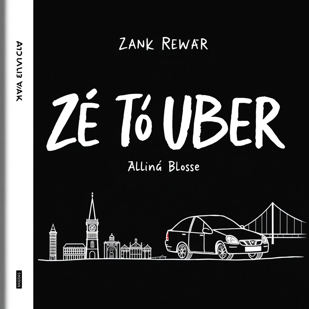 A captivating book cover design showcasing a solid black background