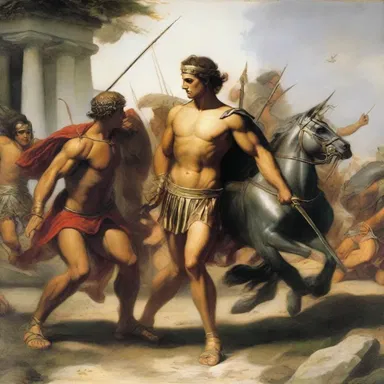In Greek mythology, Achilles was mired in a lifelong battle against external forces.