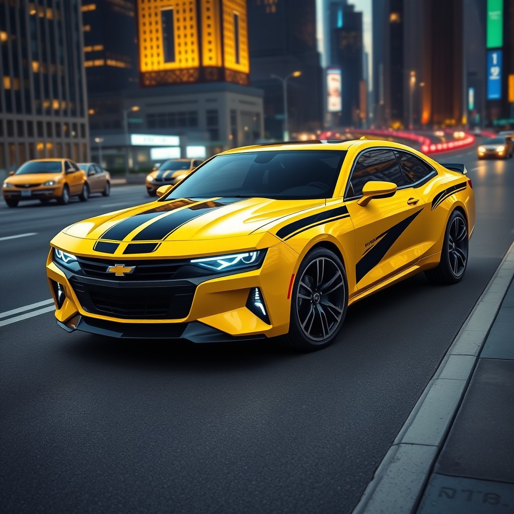 A modern reinterpretation of the classic Chevrolet Nova for 2026, showcasing a blend of nostalgia and contemporary automotive design