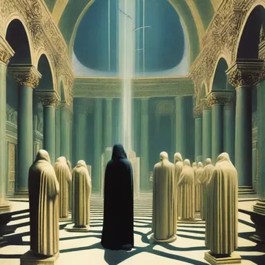 The science fiction novel explored the concept of sainthood in a futuristic society, where humans were deemed worthy of divine status.