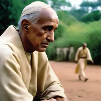The film portrayed the journey of a humble individual who eventually attains sainthood through his selfless acts of compassion and sacrifice.