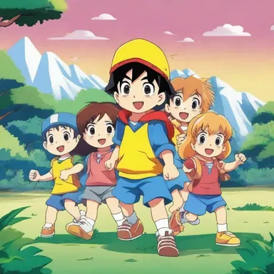 The popular anime series features a group of adventurous tikes on a quest to save their world.
