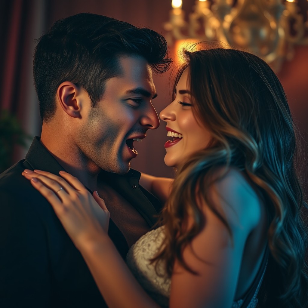 Intimate Expressions: A Sensual Encounter of Pleasure and Connection