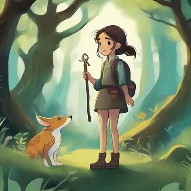 In the book, the protagonist embarks on a veritable quest filled with magical creatures and enchanted landscapes.