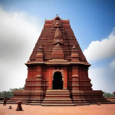 According to Hindu mythology, the centre of curvature is believed to be the dwelling place of deities.