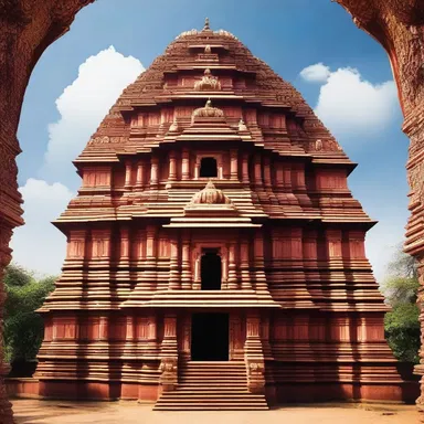 According to Hindu mythology, the centre of curvature is believed to be the dwelling place of deities.