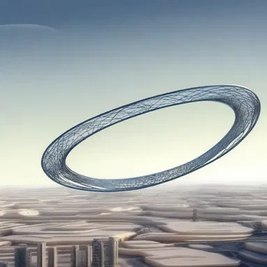 In the futuristic sci-fi novel, humans have discovered a way to manipulate the centre of curvature and alter the laws of physics.
