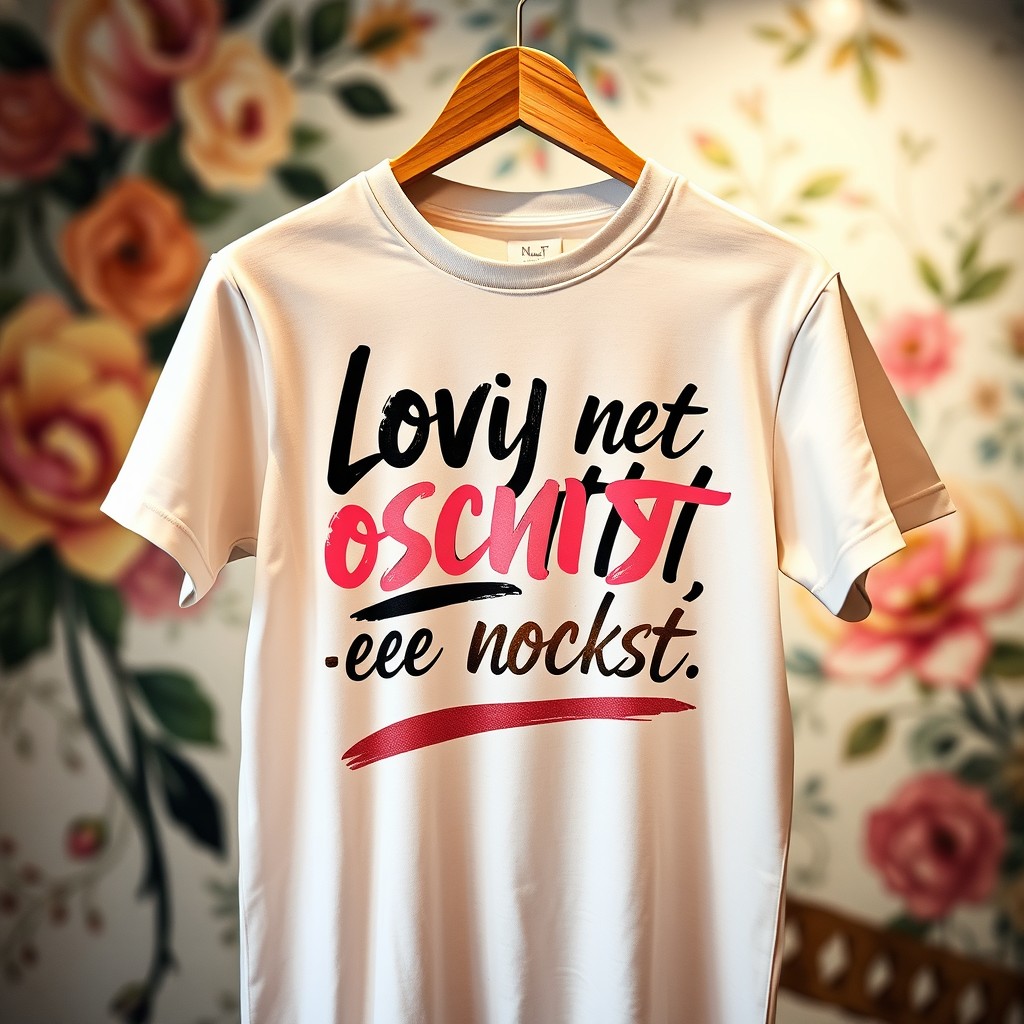 A stylish t-shirt featuring the inscription "Любовь не объясняют - ее носят