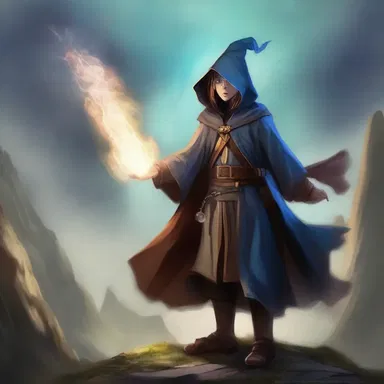 In a world of magic and mythical creatures, the young wizard took every precaution to protect his allies during the battle.