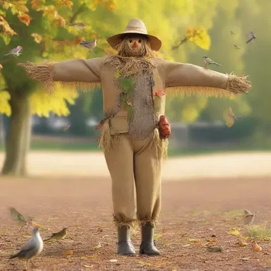 Why did the scarecrow get chiding from the birds? Because it couldn't keep up with the latest fashion trends!