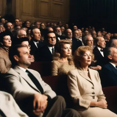 During the movie, the entr'acte provided a breather for the audience to discuss the first half of the film.