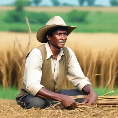 The movie showcased the life of a simple farmer who becomes an earthy hero and leads his people to defeat a powerful enemy.