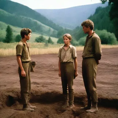 The film director chose to incorporate earthy elements like dirt and natural scenery to create a sense of authenticity in the outdoor scenes.