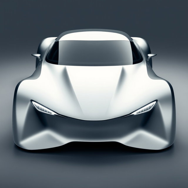 A sleek coupe car design featuring a streamlined, aerodynamic body shape