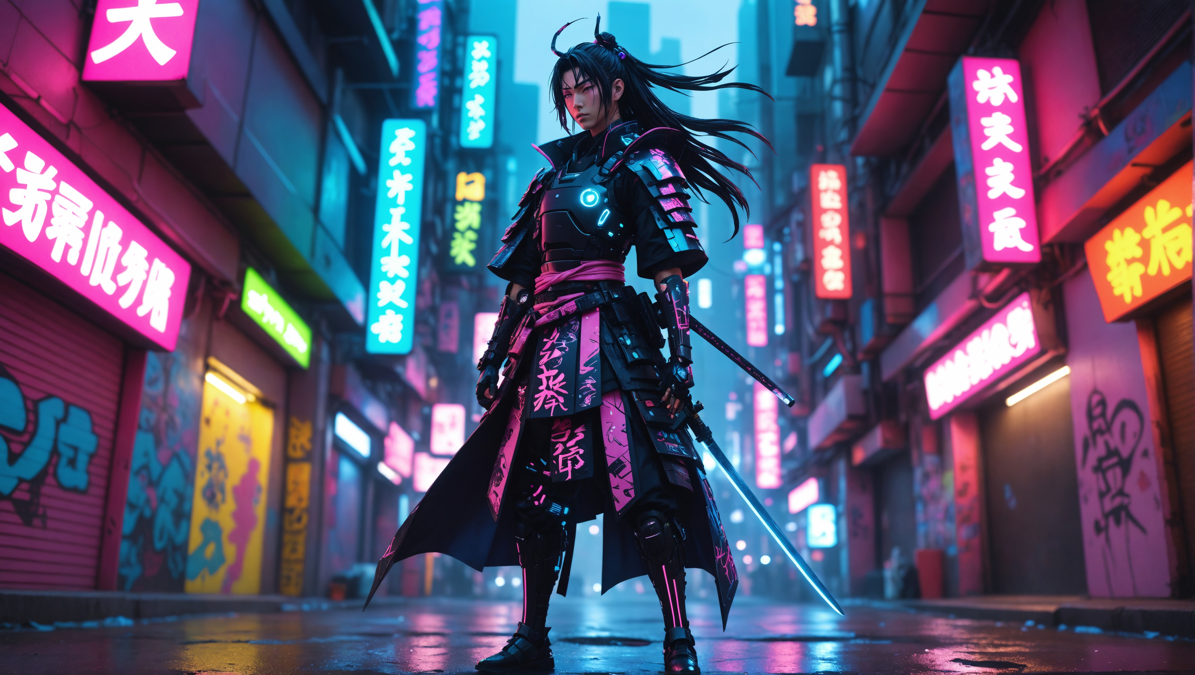 Cyberpunk Samurai: A Fusion of Tradition and Futurism