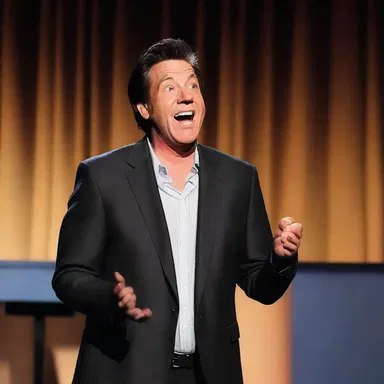 The comedian's hilarious punchline elicited glee-filled laughter from the audience.