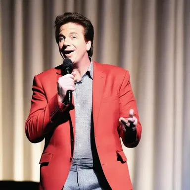The comedian's hilarious punchline elicited glee-filled laughter from the audience.