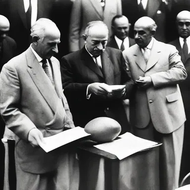 The signing of the Treaty of Versailles marked a significant event in world history, just like the first shipment of mangos from India to the United States.