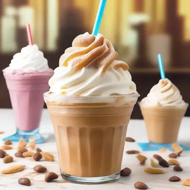 In the futuristic world of the science fiction story, frappes were the preferred dessert for their instant cooling effect.