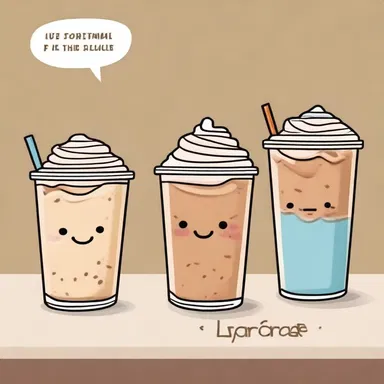 Why did the milkshake go to the coffee shop? Because it wanted to become a frappe!