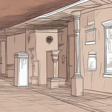 As the haunted house creaked, the faint sound of someone preparing a frappe sent shivers down my spine.