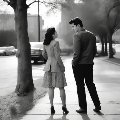 Their love story had a time lag between their first meeting and their eventual reunion.