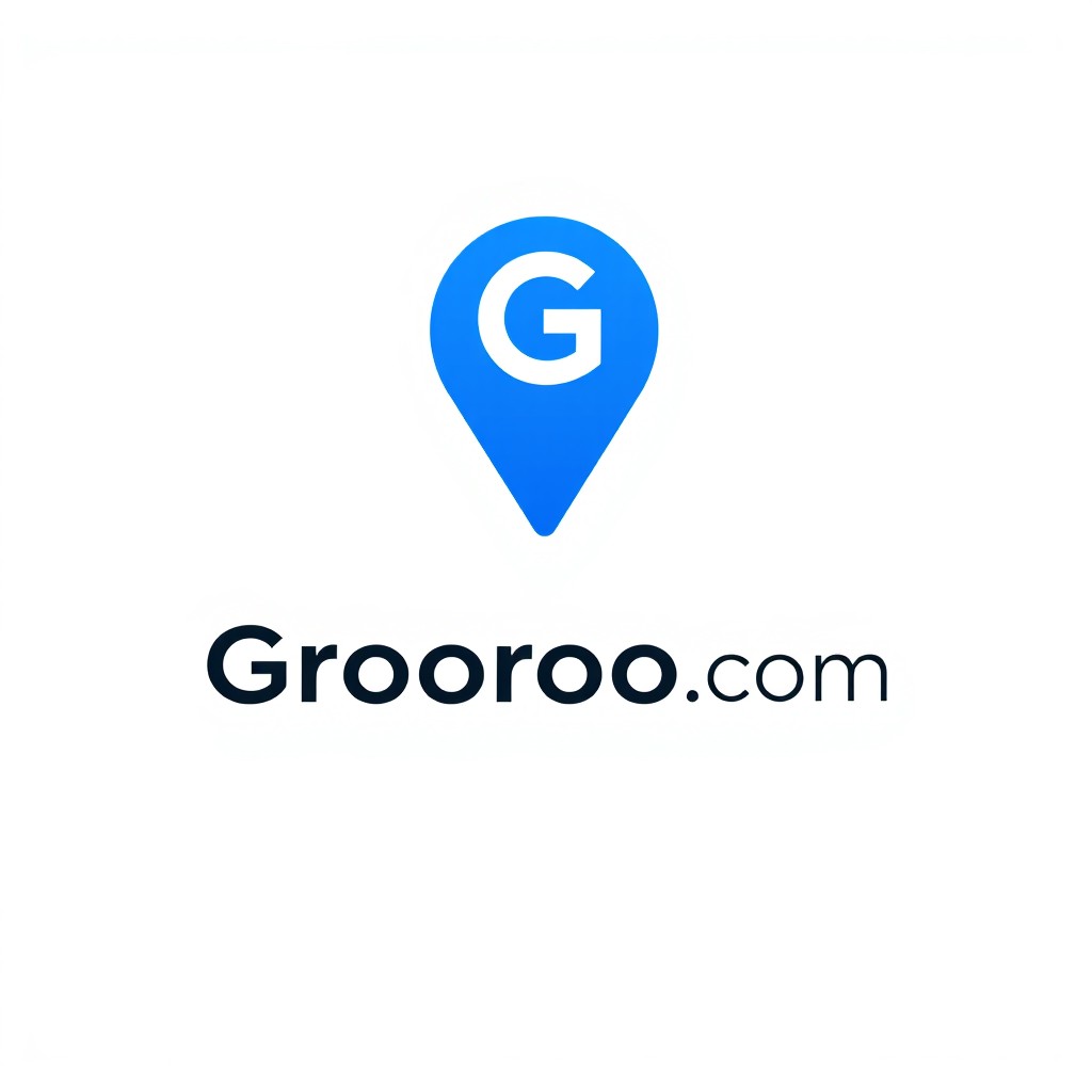 A modern, clean logo for a tech platform called 'Grooroo