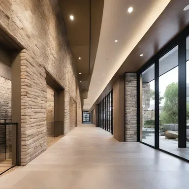 The architect incorporated a beautiful merestone into the design of the building, adding a touch of history and authenticity.
