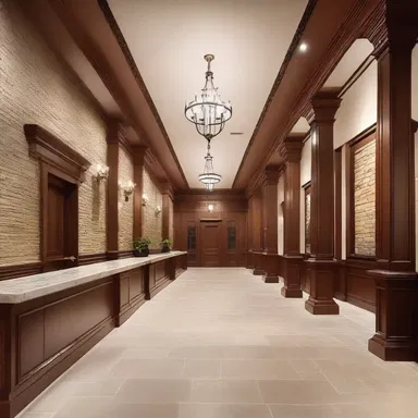 The architect incorporated a beautiful merestone into the design of the building, adding a touch of history and authenticity.