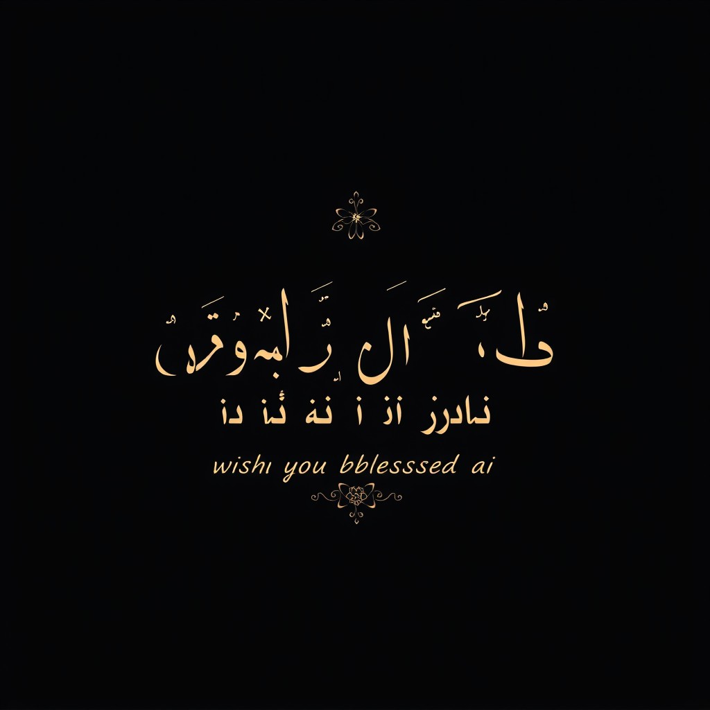 An elegantly designed image featuring unique black Arabic calligraphy stating "روك سيل يتمنى لكم عيد مبارك" (Rock Cell wishes you a blessed Eid) in a striking and artistic style