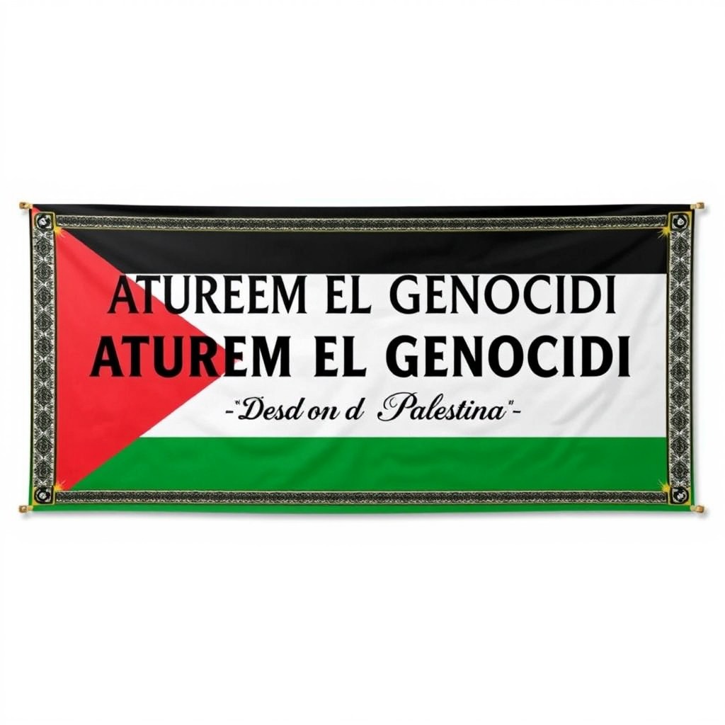 A large banner design, measuring 1