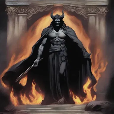 In Greek mythology, Hades ruled the underworld, which is often depicted as a dark hole.