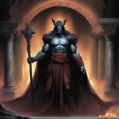 In Greek mythology, Hades ruled the underworld, which is often depicted as a dark hole.