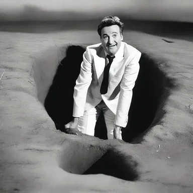 The comedian's routine was full of hilarious jokes, but one of the best was about his ability to dig himself into a hole.