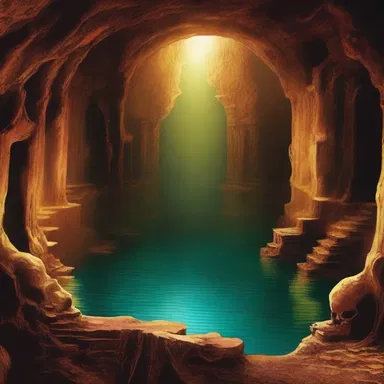 According to ancient mythology, the underworld can be accessed by descending into a bottomless hole in the earth.