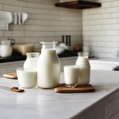 The souring of the milk in the kitchen created a pungent odor that clashed with the elegant décor.
