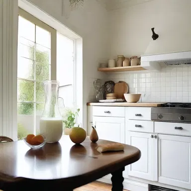 The souring of the milk in the kitchen created a pungent odor that clashed with the elegant décor.