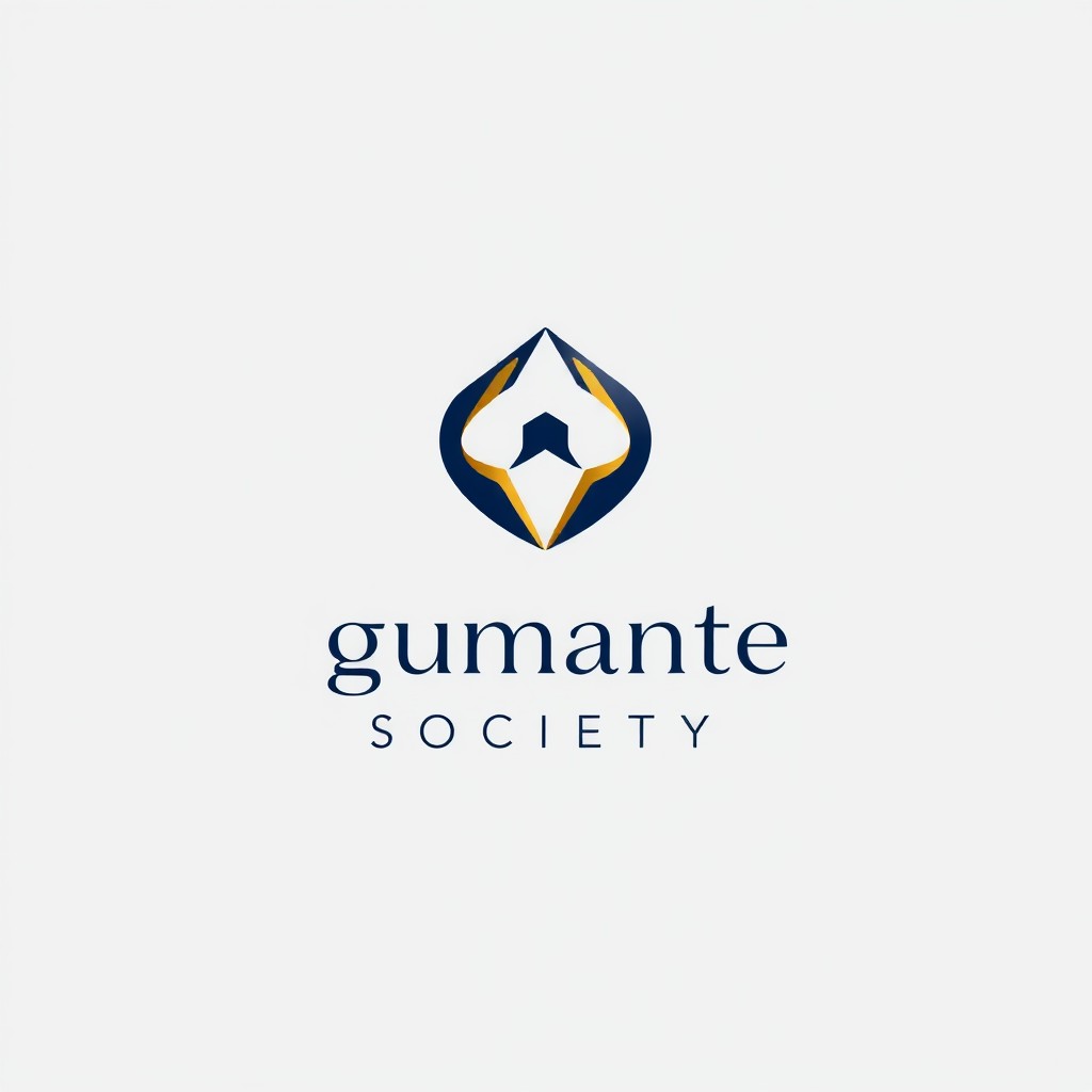 A modern and stylish logo design for an event company named 'Agumanted Society'