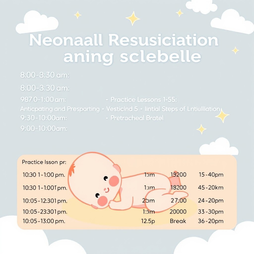 A charming poster design featuring a playful and cute illustration of a newborn baby in pastel colors, surrounded by a whimsical background with soft clouds and stars