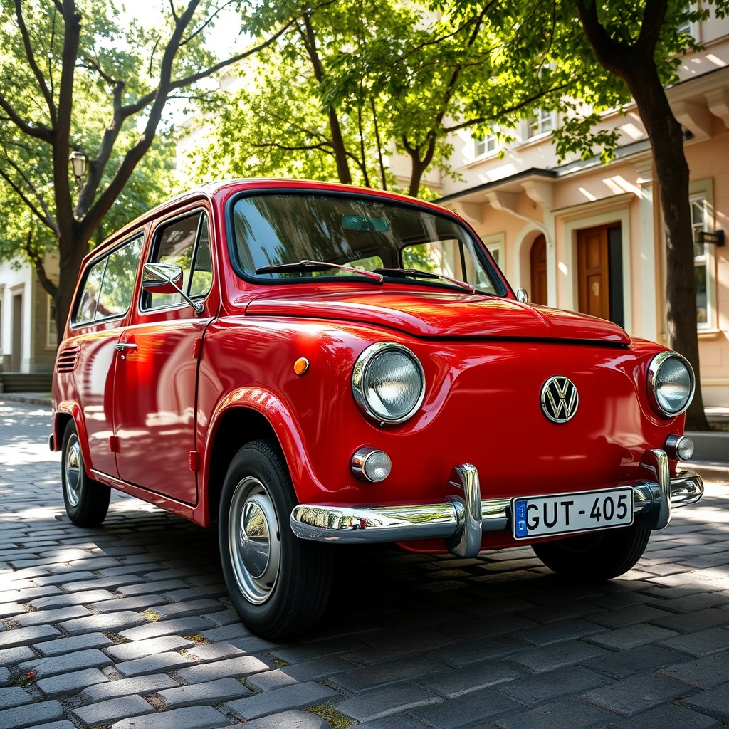 A beautifully restored Volkswagen Gol G1, showcasing its classic design
