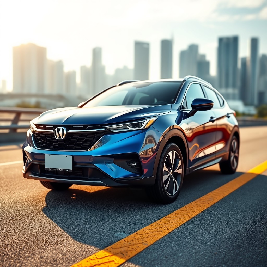 A sleek and modern car designed for a marketplace advertisement