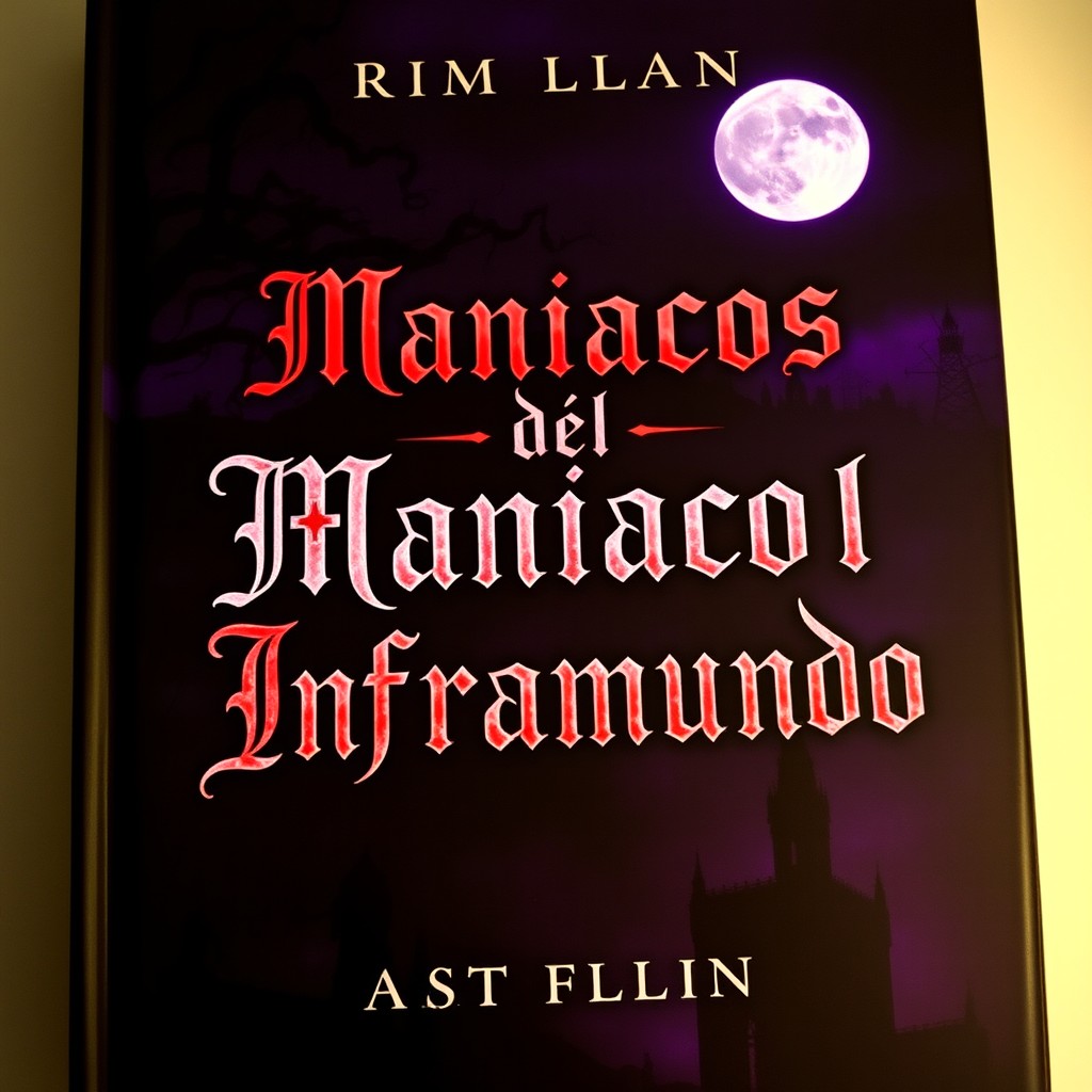 A gothic themed book cover featuring dark, mysterious elements