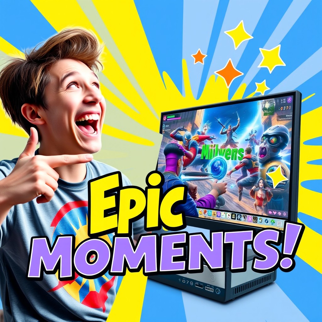 A vibrant and eye-catching YouTube thumbnail showing a dynamic split-screen