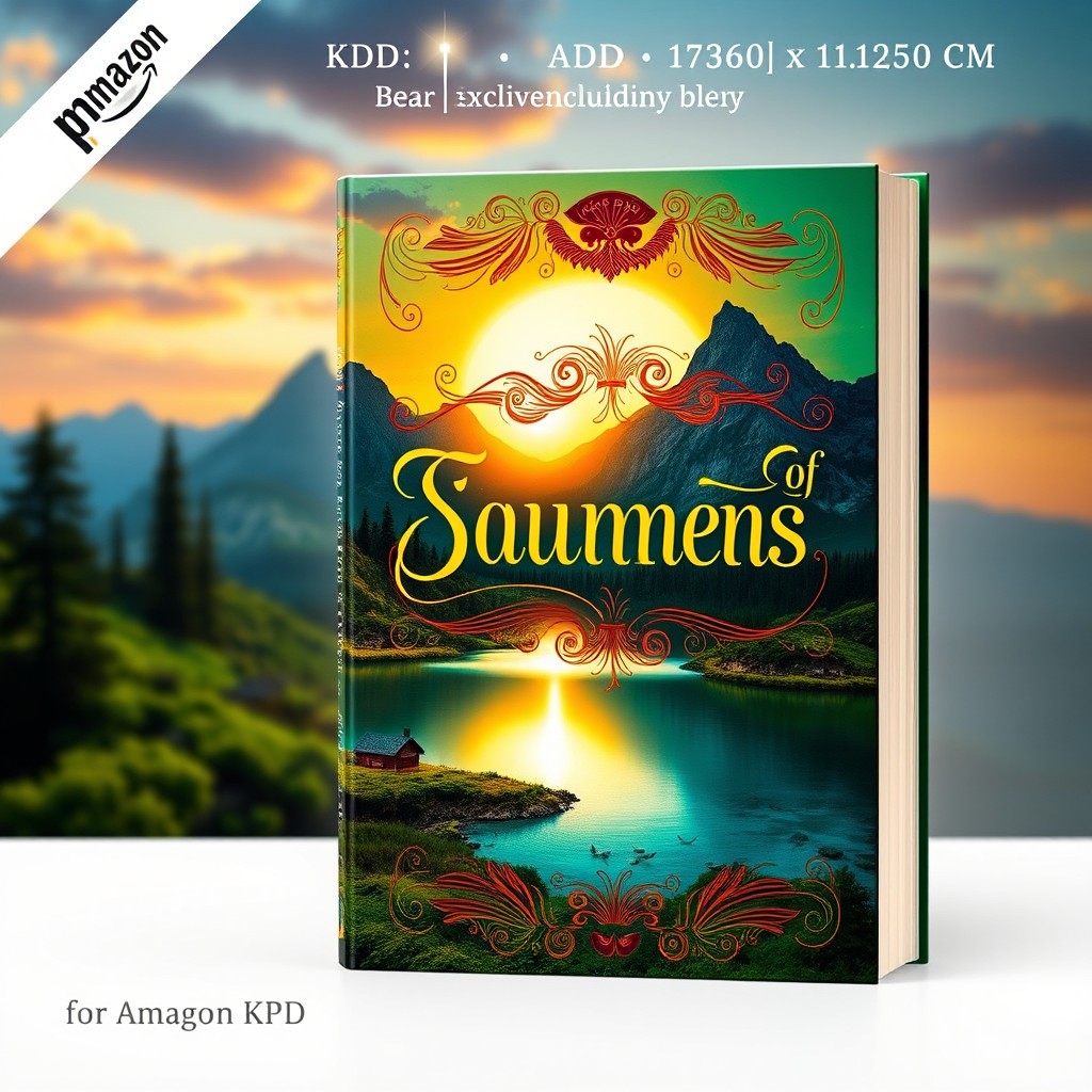 A captivating book cover designed for Amazon KDP, with dimensions of 17