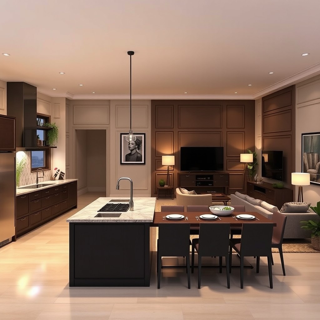 Stunning Open Concept Living Space Design | Idyllic Ideas