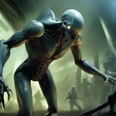 In the science fiction story, the advanced alien species was accused of using brutalisation as a method of control over other civilizations.