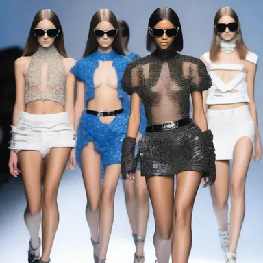In the world of high fashion, some designers often glamorize brutalisation by using edgy and aggressive themes in their collections.